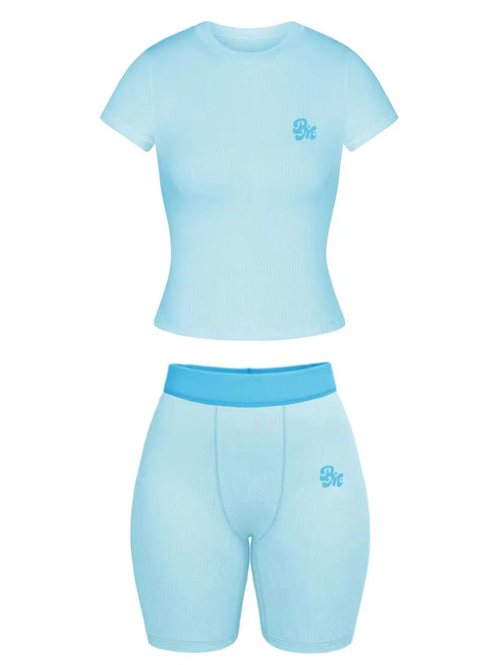 “Pretty Motion” Lounge set Short Sleve